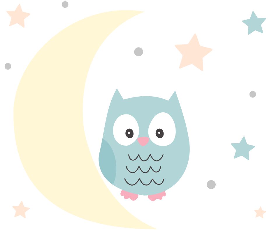 Owl moon stars