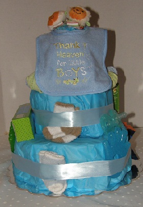 Little Boy Blue Diaper Cake